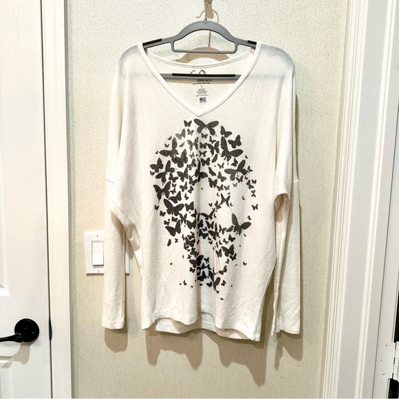 Comfy baggy sweater with fitted sleeves - Picture 1 of 5